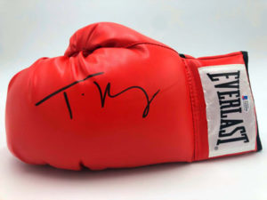 TYSON FURY, signed boxing glove (Everlast) red