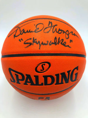 DAVID THOMPSON (Denver Nuggets) ballon de basket dédicacé, Game Ball Series