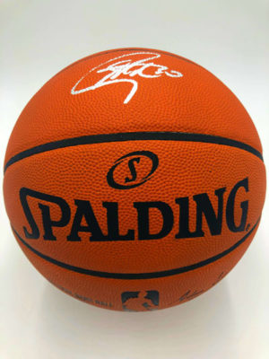 STEPH CURRY (Golden State Warriors) signierter Basketball, Game Ball Series