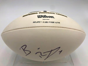 BEN ROETHLISBERGER (Pittsburgh Steelers) signed football, NFL “The Duke” Game Ball