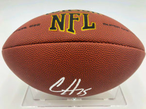 CLYDE EDWARDS-HELAIRE (Kansas City Chiefs) football américain dédicacé, NFL Super Grip Cover