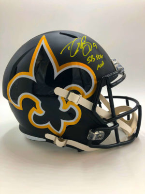 DREW BREES (New Orleans Saints)</br>signed football helmet, full size,</br>AMP Series