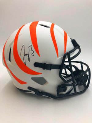 JOE BURROW (Cincinnati Bengals)</br>signed football helmet,</br>Lunar Eclipse