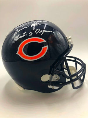 MIKE SINGLETARY (Chicago Bears)</br>casque NFL signé, Full Size,</br>Replica Helmet
