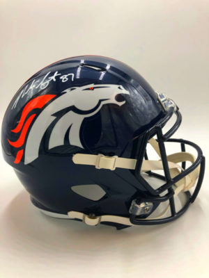 NOAH FANT (Denver Broncos)</br>signed football helmet, full size,</br>Speed Replica