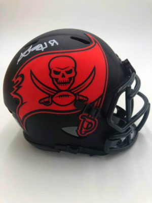 ANTONIO BROWN (Tampa Bay Buccaneers) signed NFL mini helmet, Eclipse