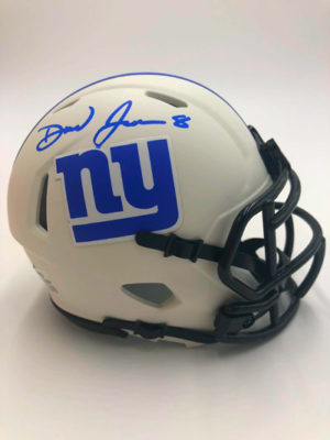 DANIEL JONES (New York Giants) mini-casque NFL signé, Lunar Eclipse