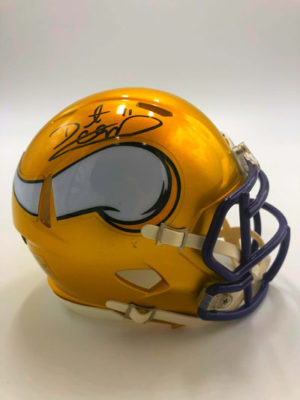 DAUNTE CULPEPPER (Minnesota Vikings) mini-casque NFL signé, Flash