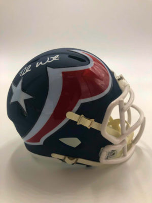 DESHAUN WATSON (Houston Texans) mini-casque NFL signé, AMP Series