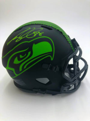 GREG OLSEN (Seattle Seahawks) mini-casque NFL signé, Eclipse