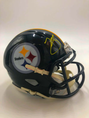 MINKAH FITZPATRICK (Pittsburgh Steelers) mini-casque NFL signé, Speed Helmet