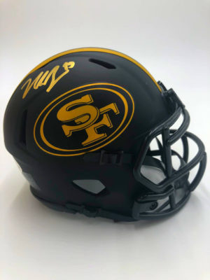 NICK BOSA (San Francisco 49ers) mini-casque NFL signé, Eclipse