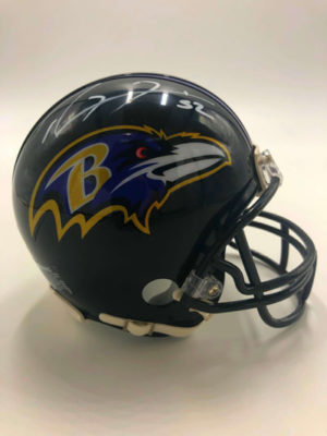 RAY LEWIS (Baltimore Ravens) mini-casque NFL signé, NFL Helmet
