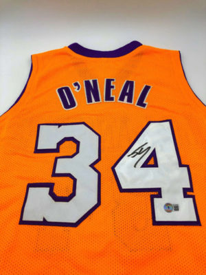 SHAQUILLE O’NEAL (Los Angeles Lakers)</br>signed jersey</br>Custom Jersey