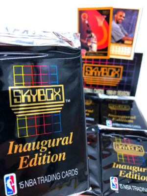 1990 – 91 Skybox Inaugural Edition Basketball Cards,<br/>Wax Pack