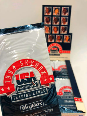 1994 Skybox USA Basketball Trading Cards,<br/>Wax Pack