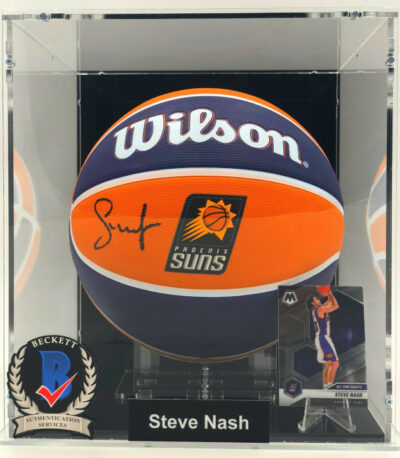 STEVE NASH Basketball Showcase (Phoenix Suns) signierter Basketball, Suns Edition