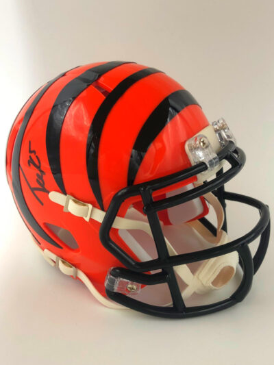 TEE HIGGINS (Cincinnati Bengals) signed NFL Mini Helmet, Speed Helmet - immagine 3