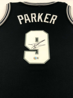 TONY PARKER (San Antonio Spurs)</br>signiertes Trikot,</br>Custom Jersey