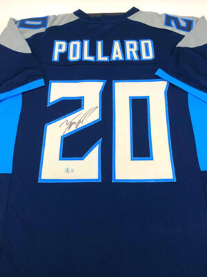 TONY POLLARD (Tennessee Titans)</br>signiertes Trikot</br>Custom Pro Style Jersey Home