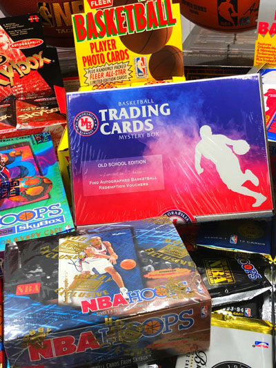 NBA Trading Cards Mystery Box“Old School Edition”(10 unopened packs) -  Sport Memorabilia: signierte Fanartikel und Autogramme eurer Stars