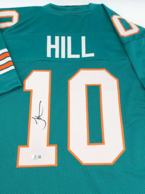 TYREEK HILL (Miami Dolphins)</br>signiertes Trikot,</br>Custom Pro Style Jersey