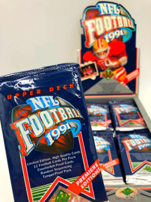 1991 Upper Deck NFL Football Premiere Edition, Wax Pack