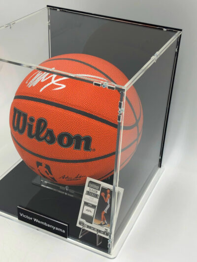 VICTOR WEMBANYAMA</br>Basketball Showcase (San Antonio Spurs)</br>signierter Basketball, Wilson Authentic – Bild 6