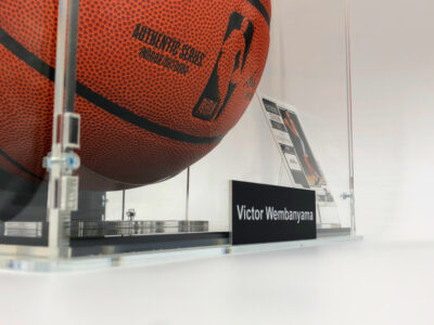 VICTOR WEMBANYAMA</br>Basketball Showcase (San Antonio Spurs)</br>signierter Basketball, Wilson Authentic – Bild 8